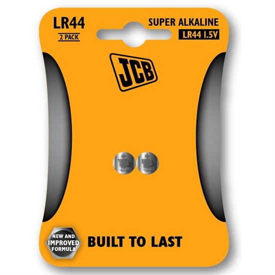 JCB alkalická batéria LR44, blister 2 ks