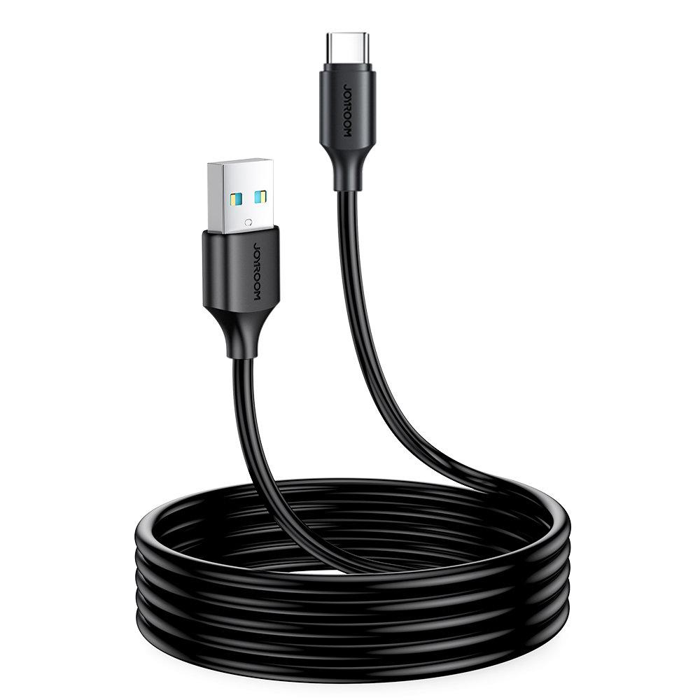 JOYROOM NABÍJACÍ / DÁTOVÝ KÁBEL USB - USB TYPE-C 3A 2 M ČIERNY (S-UC027A9)