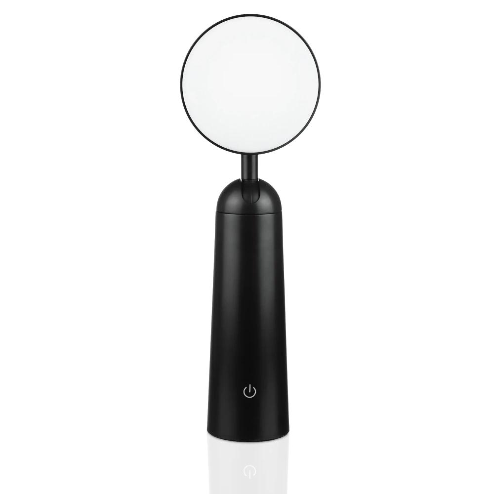 JX12-ČIERNA | Moderné bezdrôtové svietidlo | LED lampa s pohyblivou hlavou