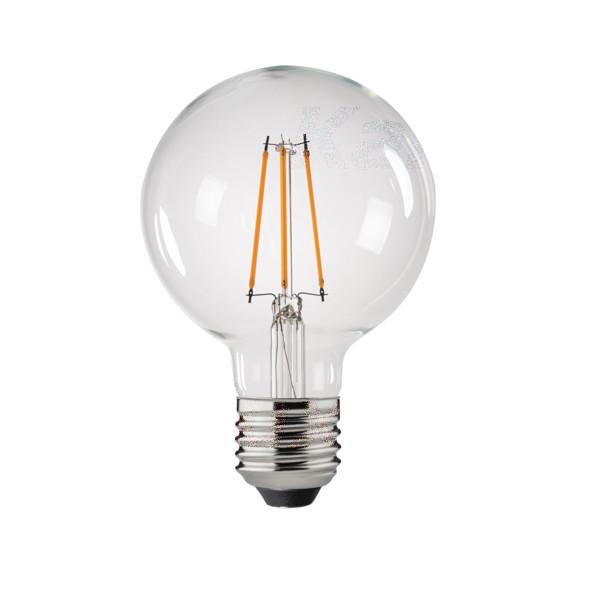 E27 led FILAMENT KANLUX 36240 XLED G95C 7W - TEPLÁ BIELA 