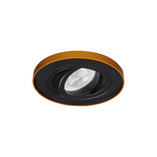 Kanlux 37166 TINY BORD DTO-B/G – Dekoratívny prsteň pre svietidlá, čierna/zlatá
