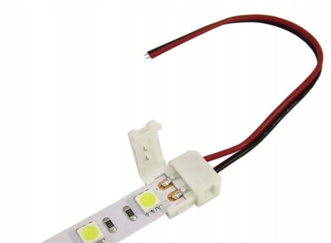 Konektor klik pre LED pásy 8mm 2pin