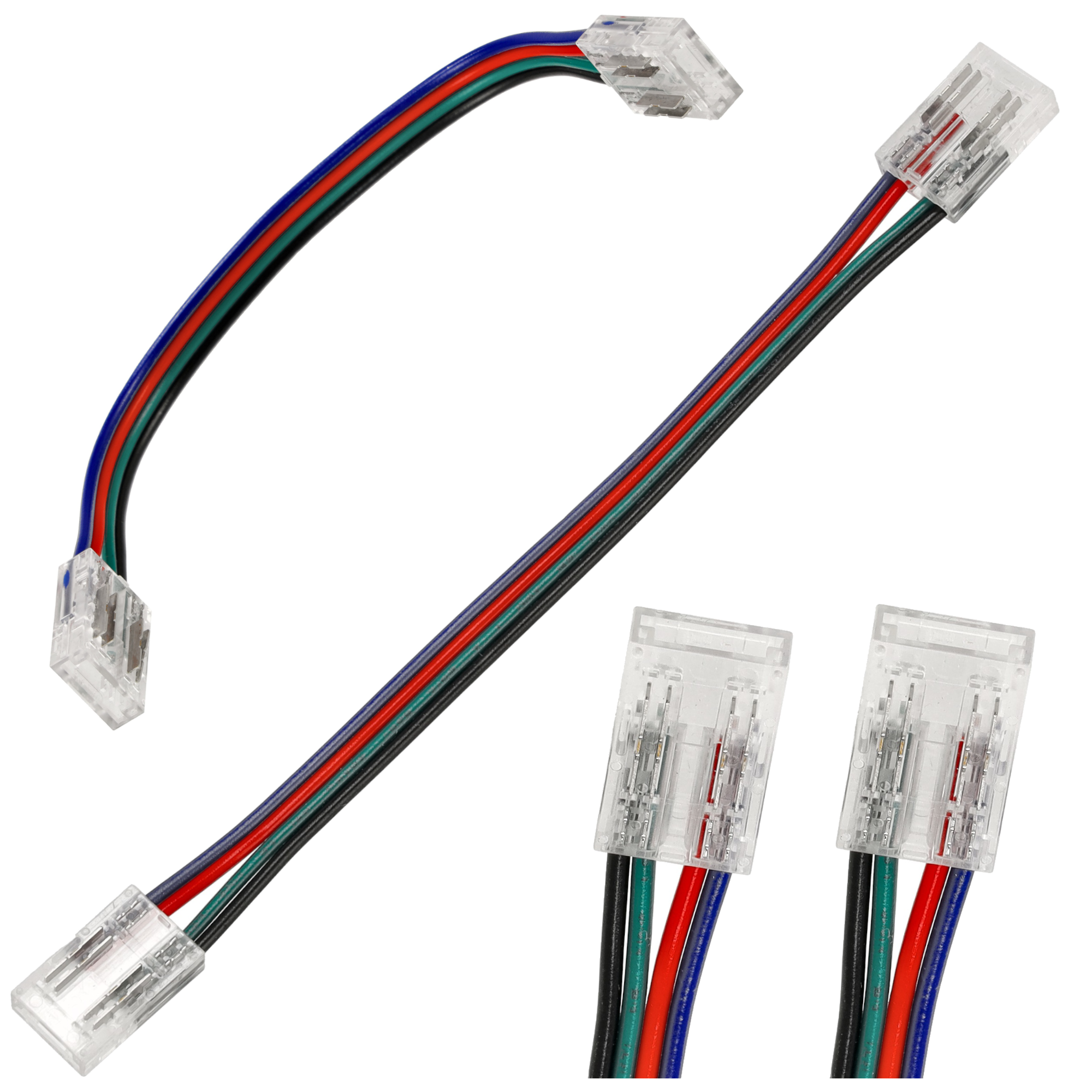 Konektor pre pásku COB RGB 10 mm 4 PINS