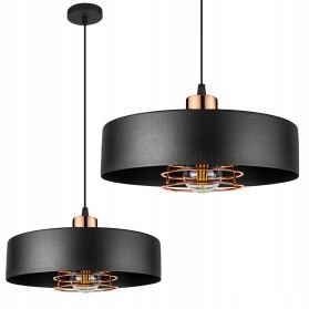 LAMP VINTAGE APP1246-1CP BLACK/ROSE GOLD