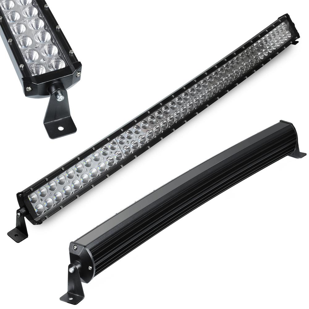 PRACOVNÁ LAMPA LB-GB-240-C ZAKRIVENÁ 240W SVETELNÁ LIŠTA OBDĹŽNIKOVÁ CREE