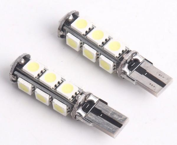 LED AUTO ŽIAROVKA 13 SMD5050 CANBUS RESISTOR, T10