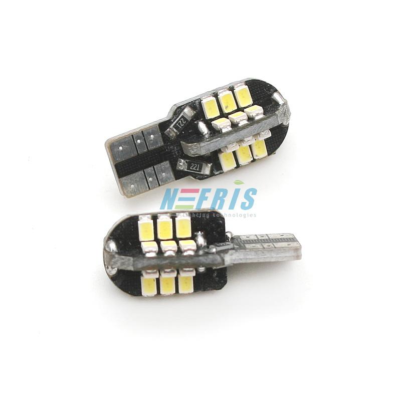 LED AUTO ŽIAROVKA 24 SMD 1210 2.4W CANBUS, T10