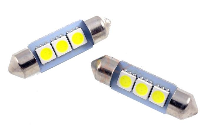 LED AUTO ŽIAROVKA 41MM C5W 3 SMD5050