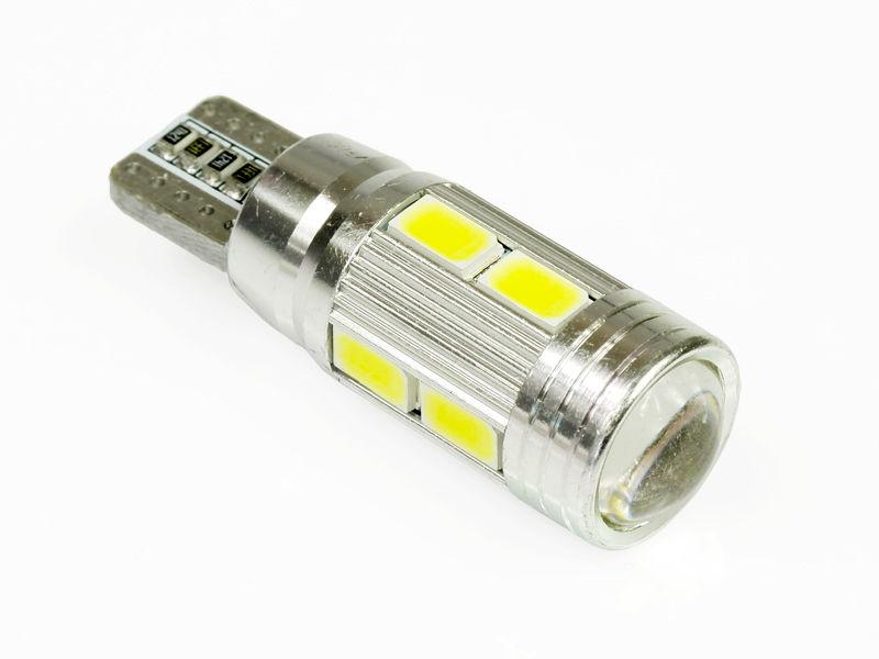 LED AUTO ŽIAROVKA 5W T10 W5W 10 SMD 5630 + ŠOŠOVKA