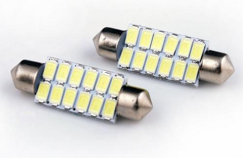 LED AUTO ŽIAROVKA C5W 12 SMD5630 39MM