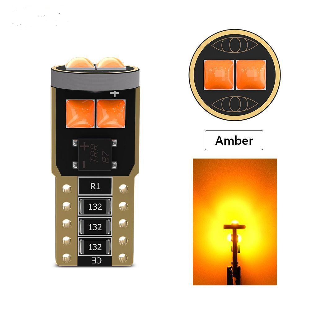 LED AUTO ŽIAROVKA ORANŽOVÁ 2W 3030 6SMD CANBUS 12V DC