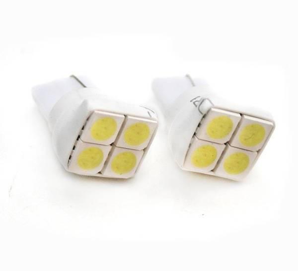 LED autožiarovka T10 W5W 0,96 W, studená biela 5500 K, 4 SMD 5050