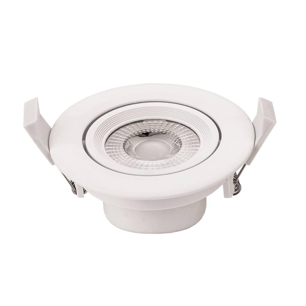 LED COB DOWNLIGHT ROUND ROTATABLE 5W STUDENÁ BIELA