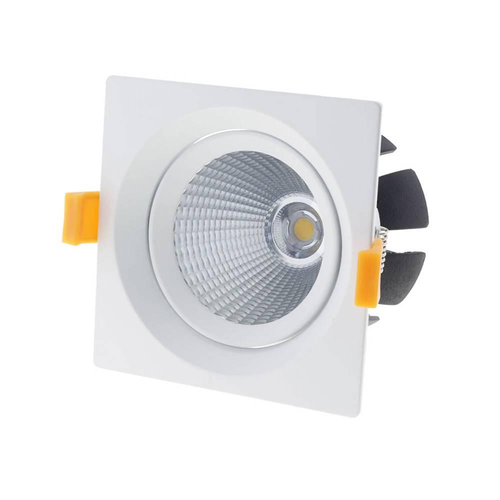 LED COB DOWNLIGHT SQUARE ROTATABLE 20W NEUTRÁLNA BIELA