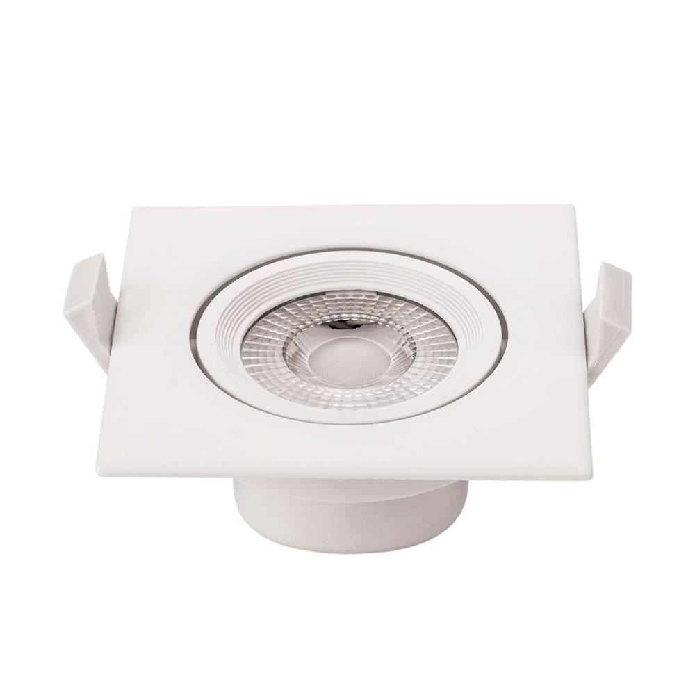 LED COB DOWNLIGHT SQUARE ROTATABLE 5W TEPLÁ BIELA