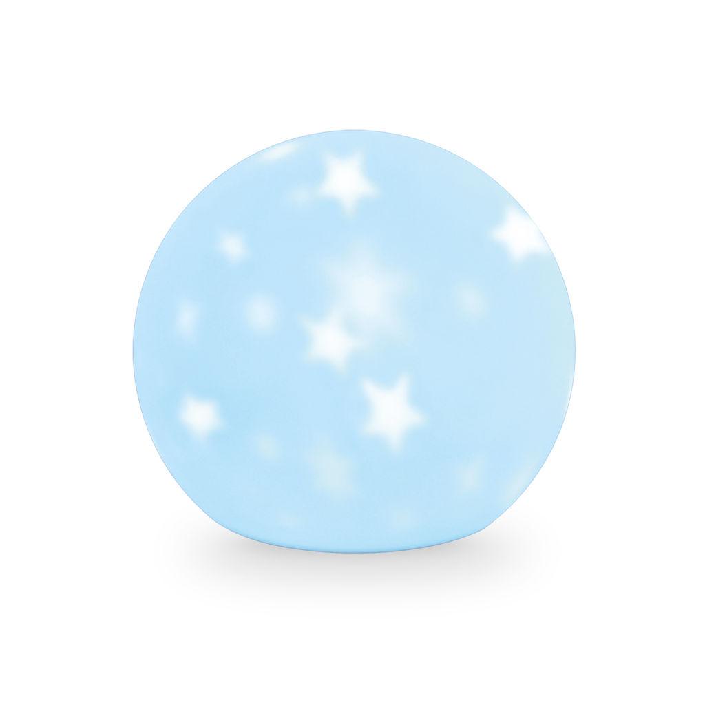 LED dekoratívne nočné svetlo s dobíjacou batériou moon white GOLDLUX (Polux)