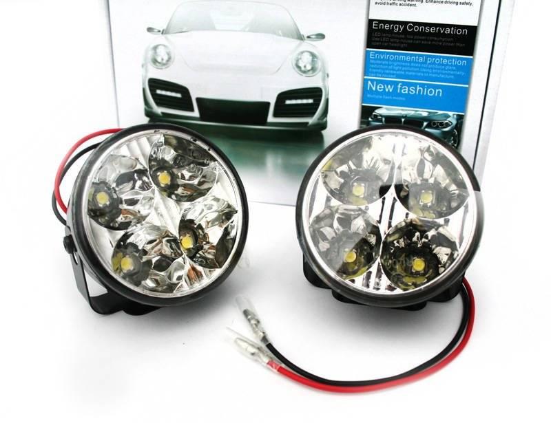 LED denné svietenie DRL 05 – studená biela (xenon look)