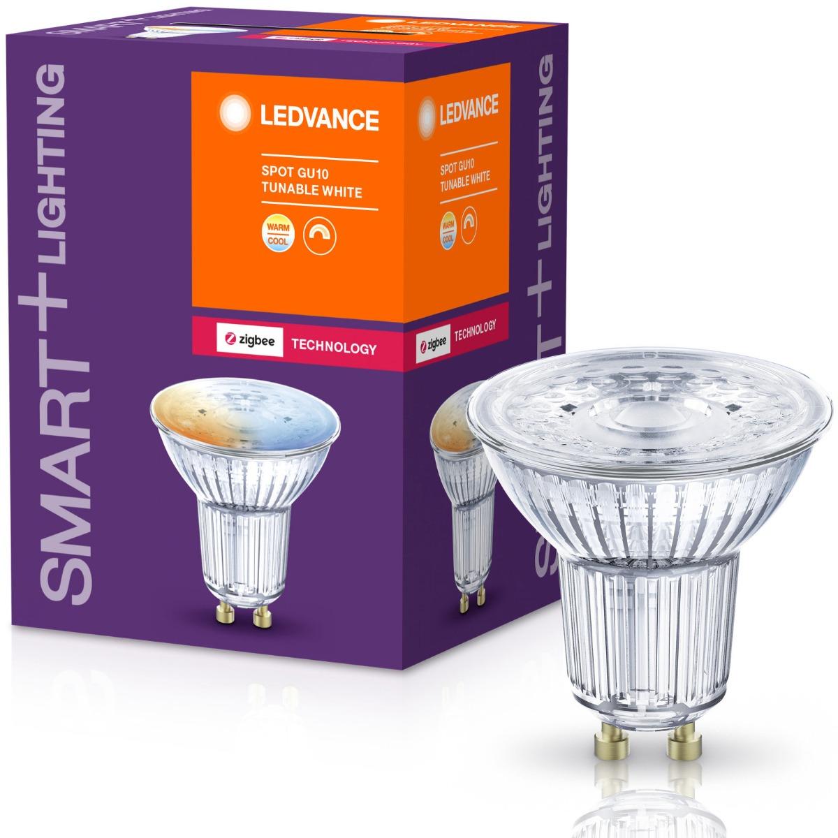 LED GU10 HALOGÉNOVÁ SMART+ 4,5W 350LM TEPLÁ - STUDENÁ LEDVANCE ZIGBEE