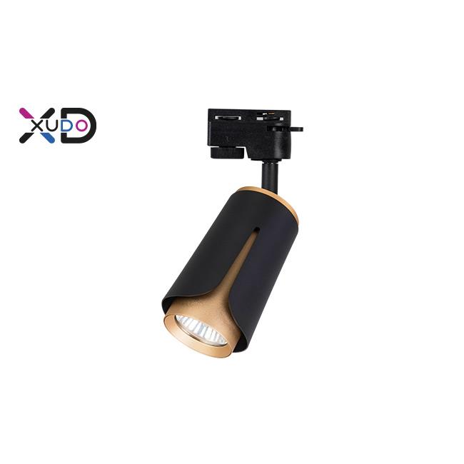 LED koľajnicové svietidlo 1-fázové GU10 – zlatá + čierna XD