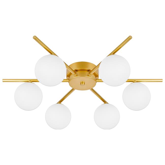 LED luster G9 Bali-10 58cm x6 zlatý