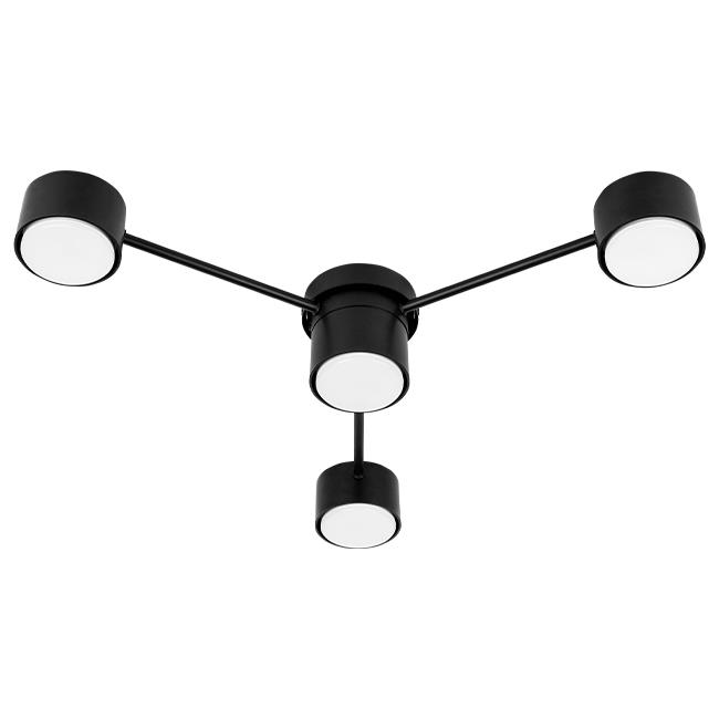 LED luster GX53 Guliver x4 GX53 85cm čierny