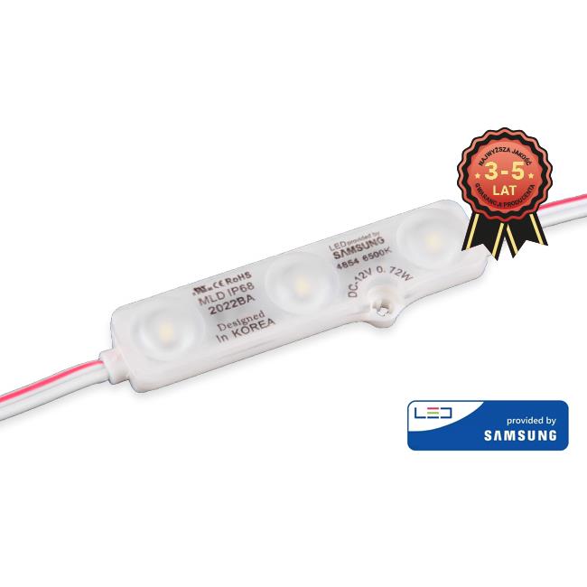 LED modul MLD Samsung 0,72W ​​6500K 160° mliečna