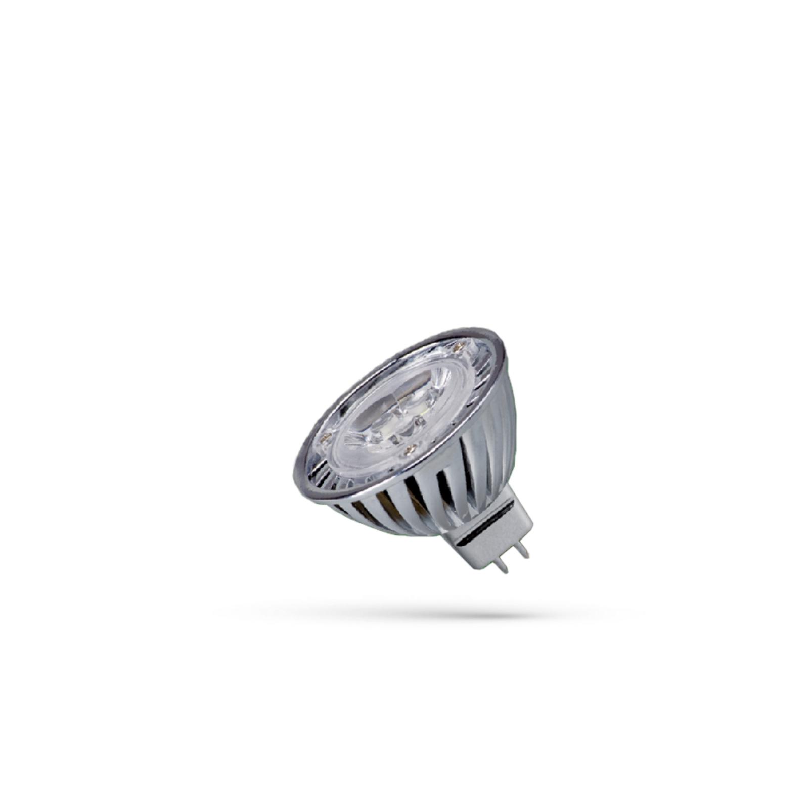 LED MR16 12V 3W 3LED TEPLÁ BIELA SPECTRUM