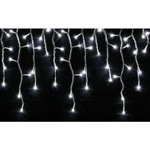 LED nadpájateľne cencúle 500LED s FLASH efektom 25m studená biela