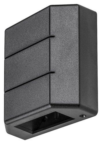 LED nástenné svietidlo LIPPA 6W 3000K IP54 Up-Down čierne