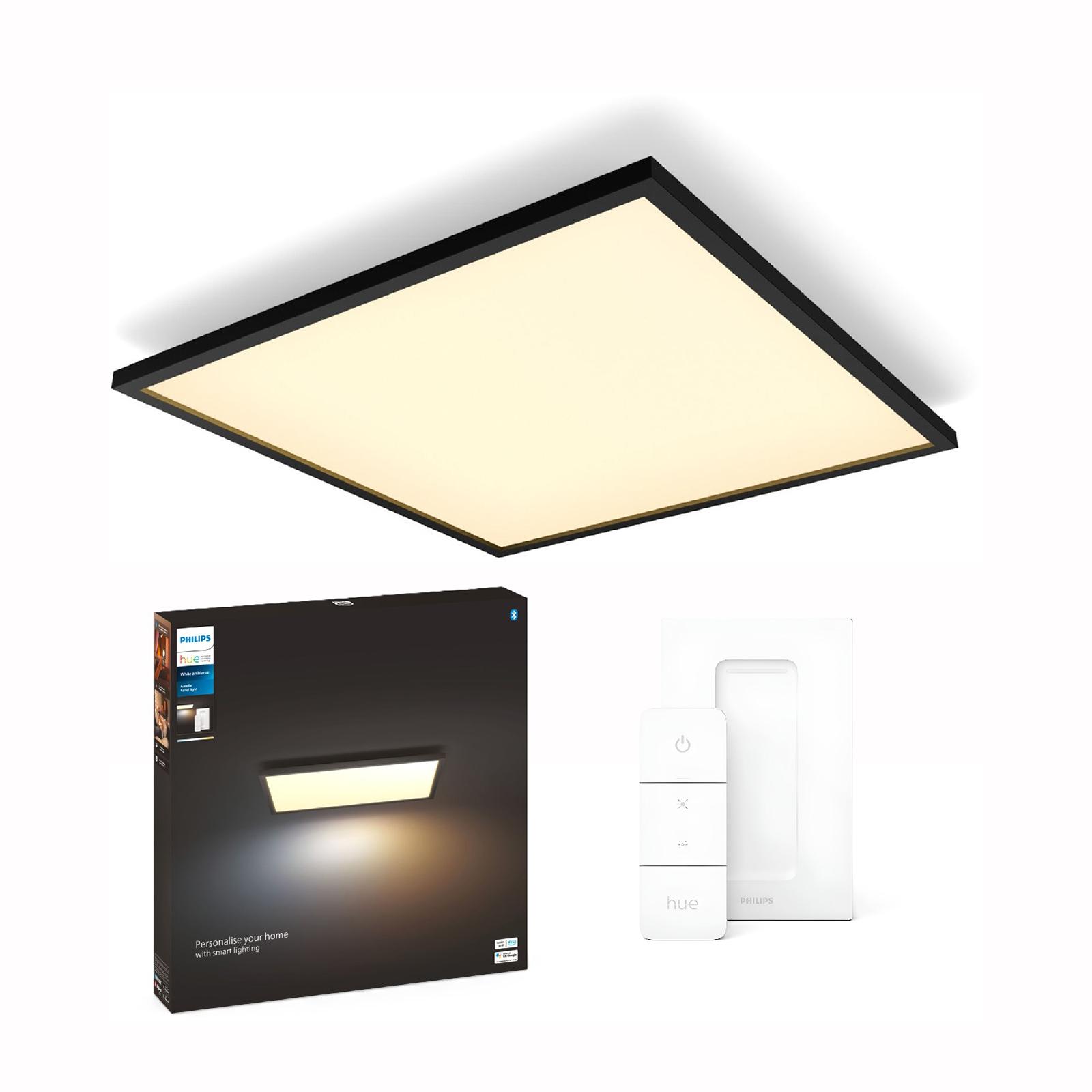 LED panel na povrchovú montáž Philips Hue Aurelle Black 39W CCT 60cm