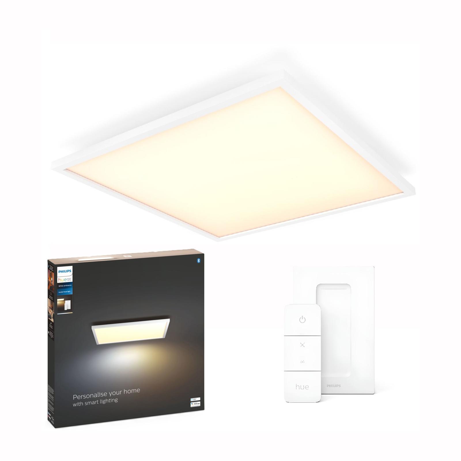 LED panel na povrchovú montáž Philips Hue Aurelle White 39W CCT 60 cm – Bluetooth + stmievač