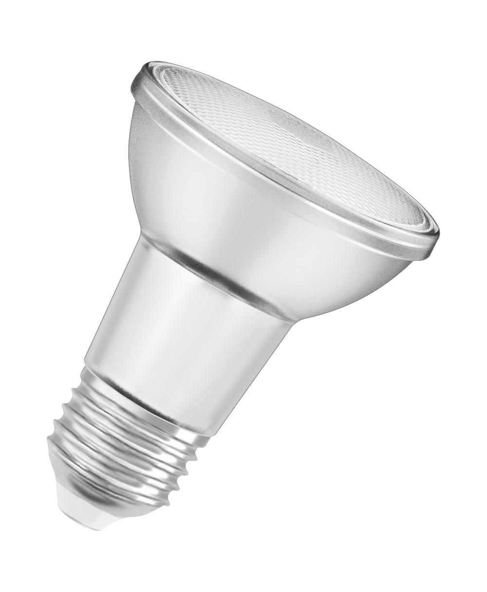 LEDVANCE LED žiarovka PAR20 E27 6,4W - Teplá biela, FILAMENT, Stmievateľná