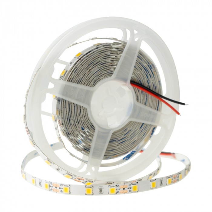 LED pásik 300 SMD5050 14,4W/m – neutrálna biela 4000K, 800 lm/m, 12V, IP20