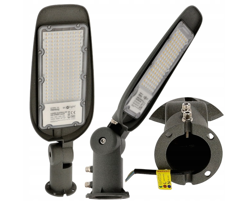 LED POULIČNÁ LAMPA LED - 150W - 230V - STUDENÁ BIELA