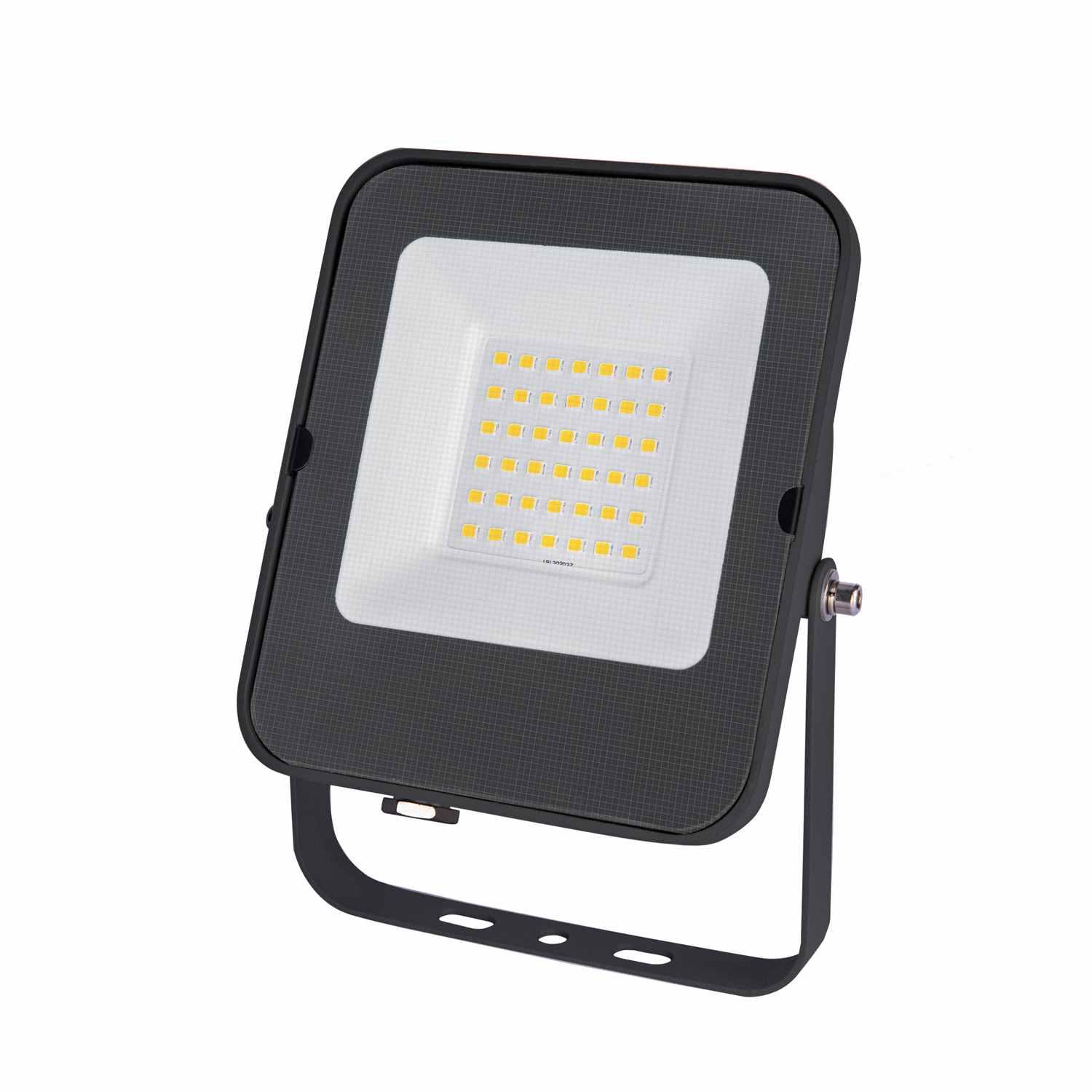 LED REFLEKTOR 30W NEUTRÁLNA BIELA ČIERNY PREMIUM KOBI