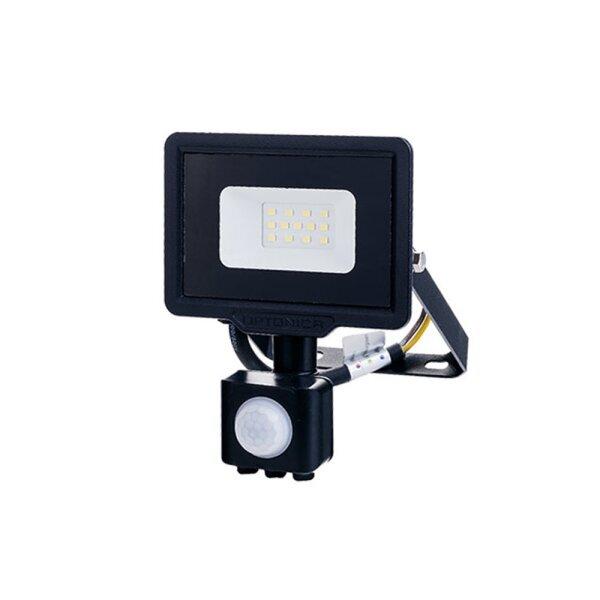 LED REFLEKTOR ČIERNA CITY LINE S PIR SENZOROM KÁBEL 70 CM 30W TEPLÁ BIELA