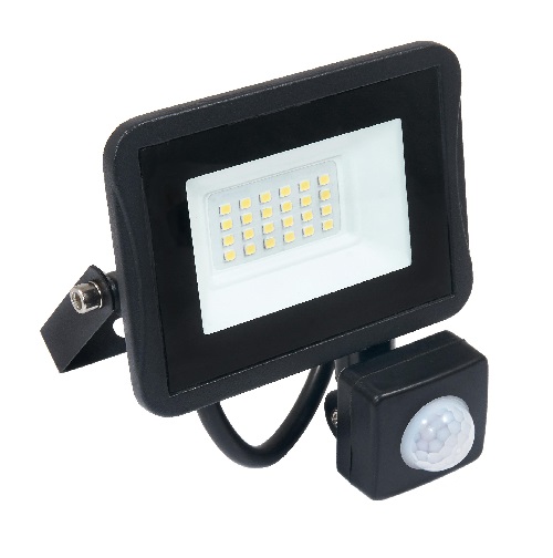 Reflektor LED IVO s PIR senzorom - 20W - IP65 - 1700Lm - teplá biela - 3000K