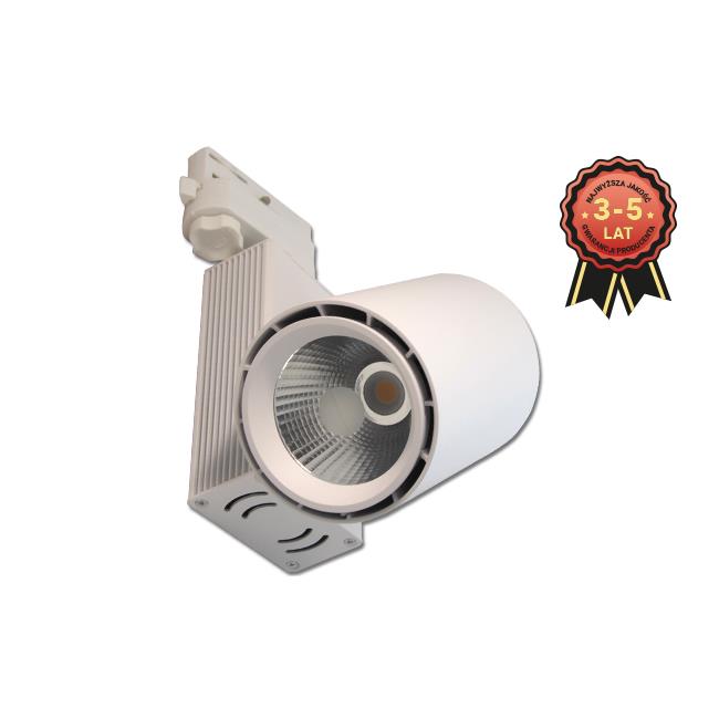 LED reflektor na 3-fázovú lištu Oro 30W 4000K – Matná biela