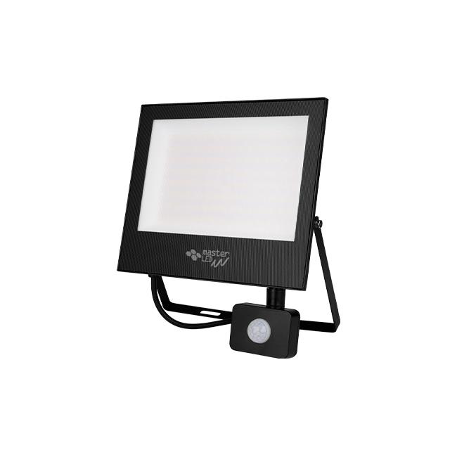 LED reflektor Tiga 100W 4500K Čierny PIR SMD 