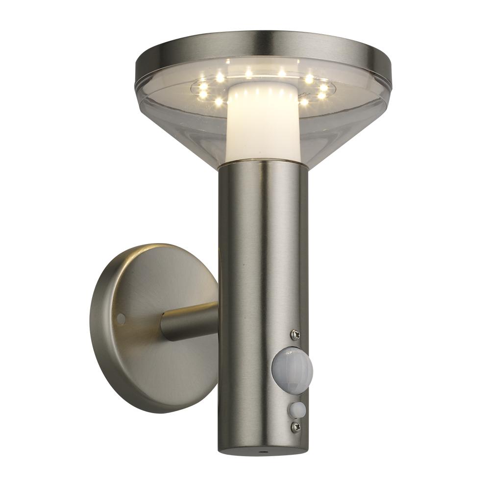 LED Solar nástenná lampa so senzorom pohybu 2w Teplá biela