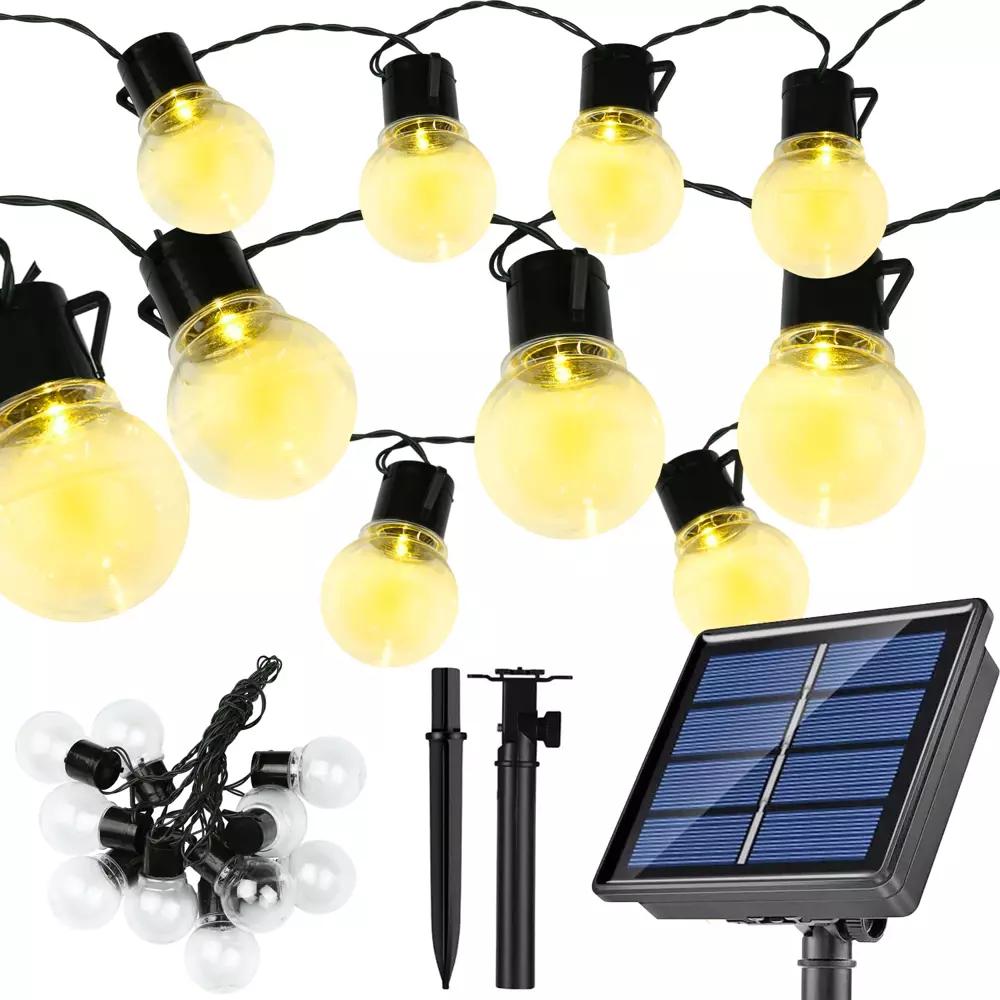 LED solárna girlanda 10 LED / 5 m IP44