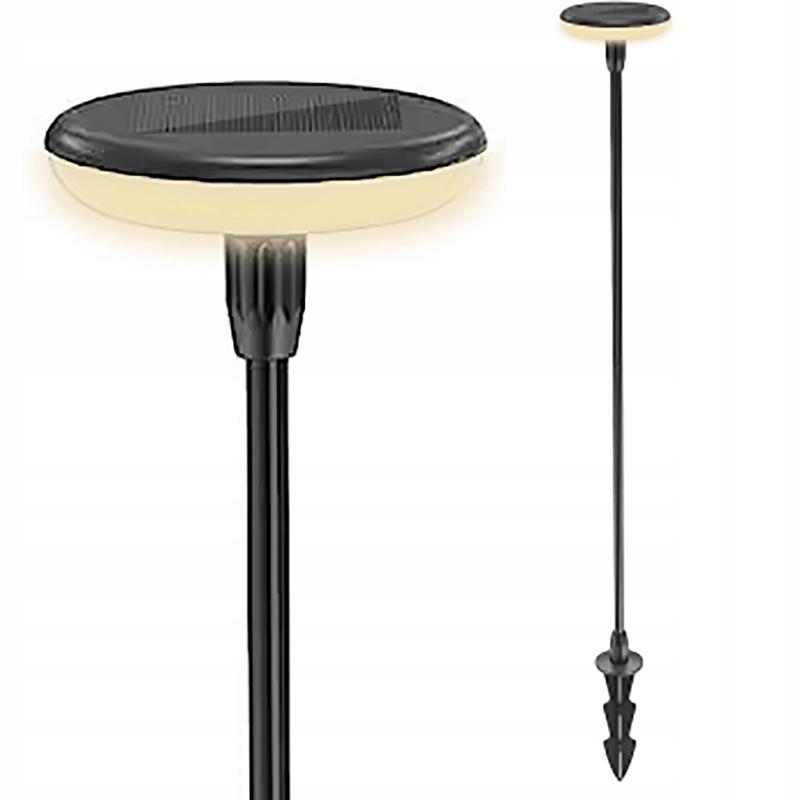 LED solárna záhradná lampa 78 cm 4000K IP64 so súmrakovým senzorom