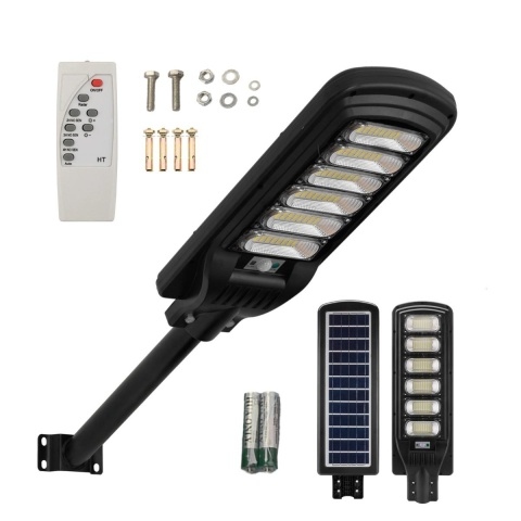 LED solárne pouličné svietidlo 2000W 6500K s rukoväťou a diaľkovým ovládaním