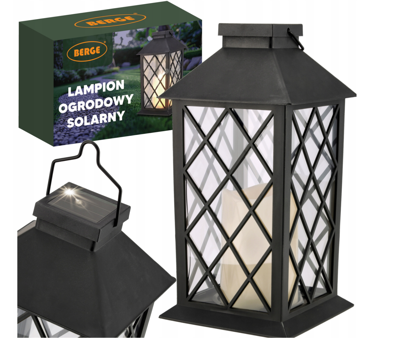 LED solárne záhradné svietidlo čierne 2V 35MA