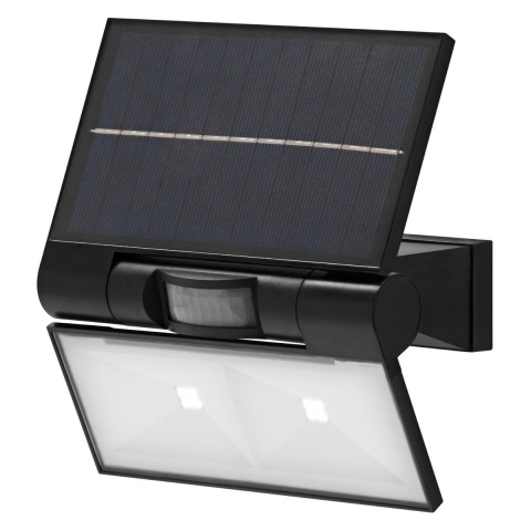 LED solárny reflektor 2,9W 380lm 3000K so senzorom pohybu a súmraku