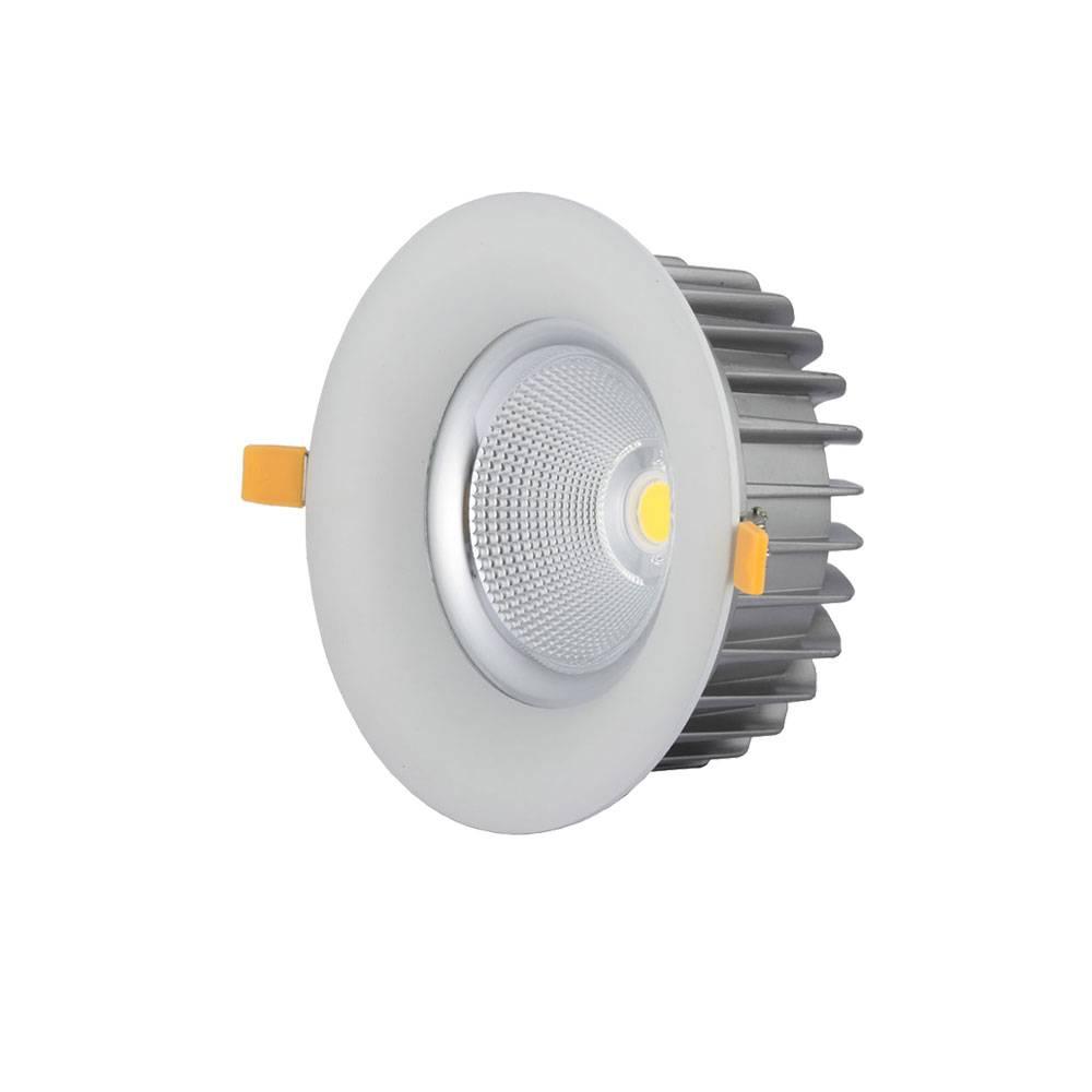 LED SPOT DOWNLIGHT COB TUV PASS 40W STUDENÁ BIELA