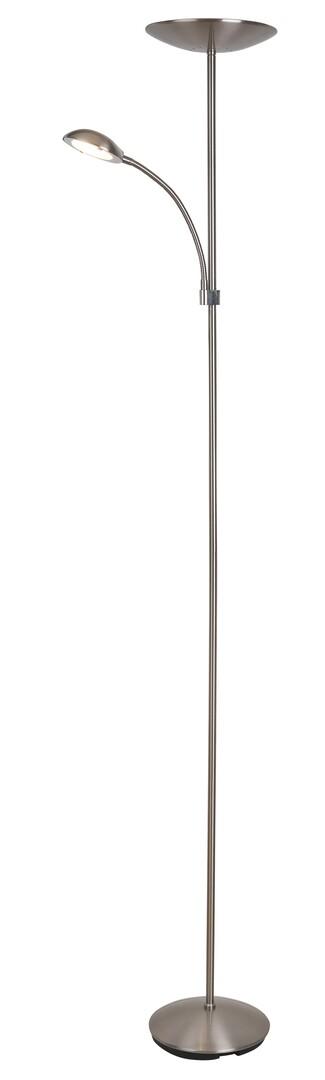 LED stojaca lampa 18W 1400lm 3000K chróm – Rabalux Vlasta 7006