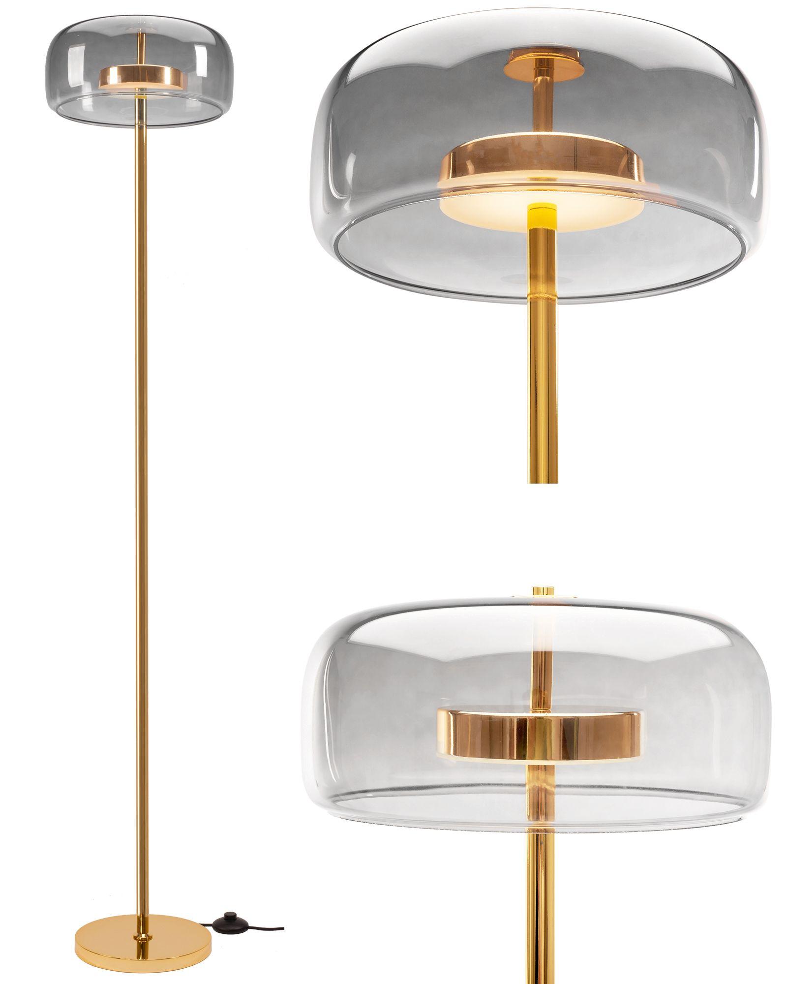 LED stojaca lampa APP749-1F zlatá
