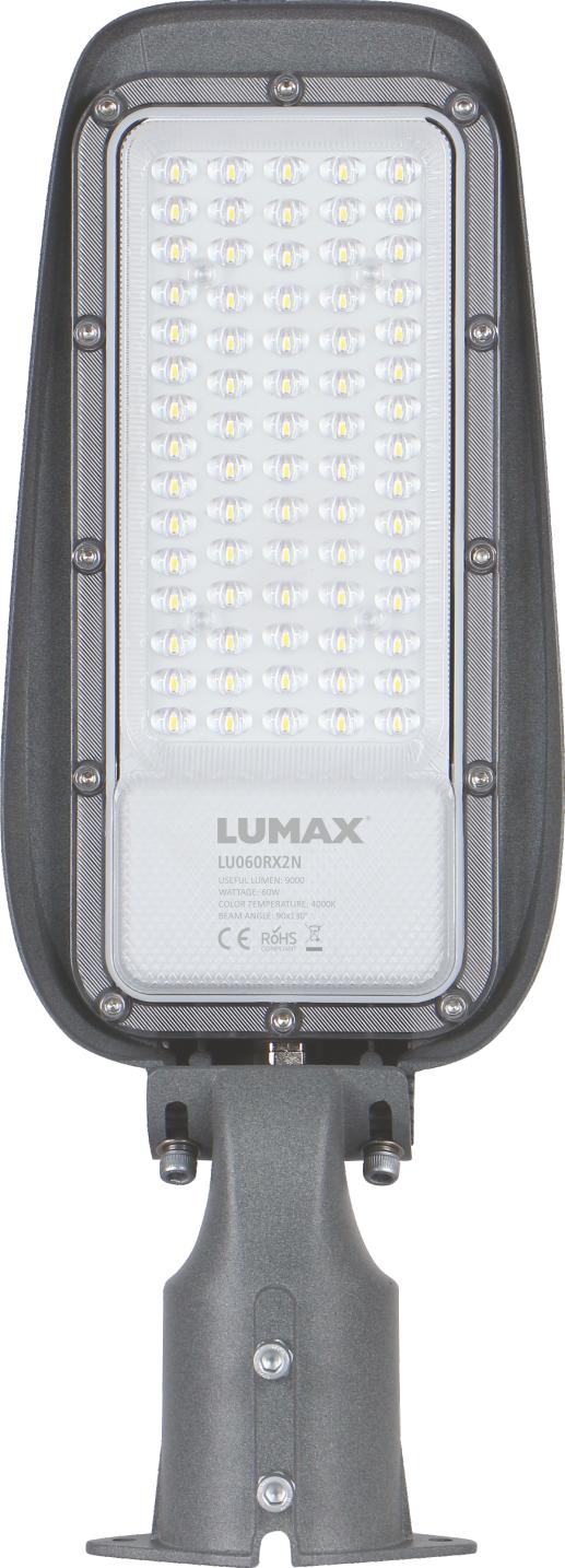 LED POULIČNÁ LAMPA RX2 60W 9000LM CW