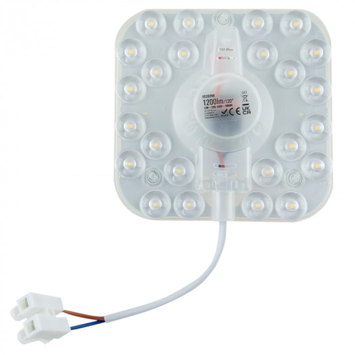 LED stropná vložka - modul 12W 4000K 1200lm